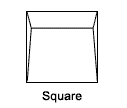 Square envelope.